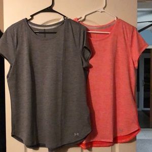 2 Under Armour fitted tees